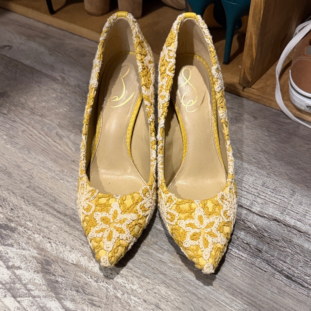 Sam Edelman Heels yellow